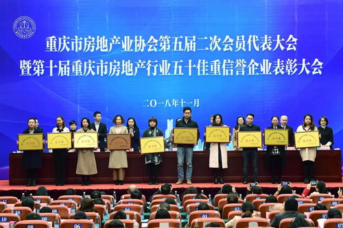 第十屆重慶市房地產(chǎn)行業(yè) 五十佳重信譽(yù)企業(yè)昨揭曉